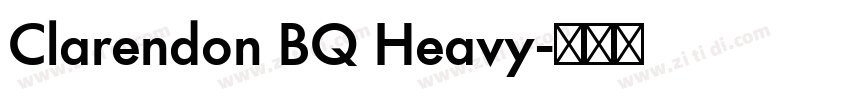 Clarendon BQ Heavy字体转换